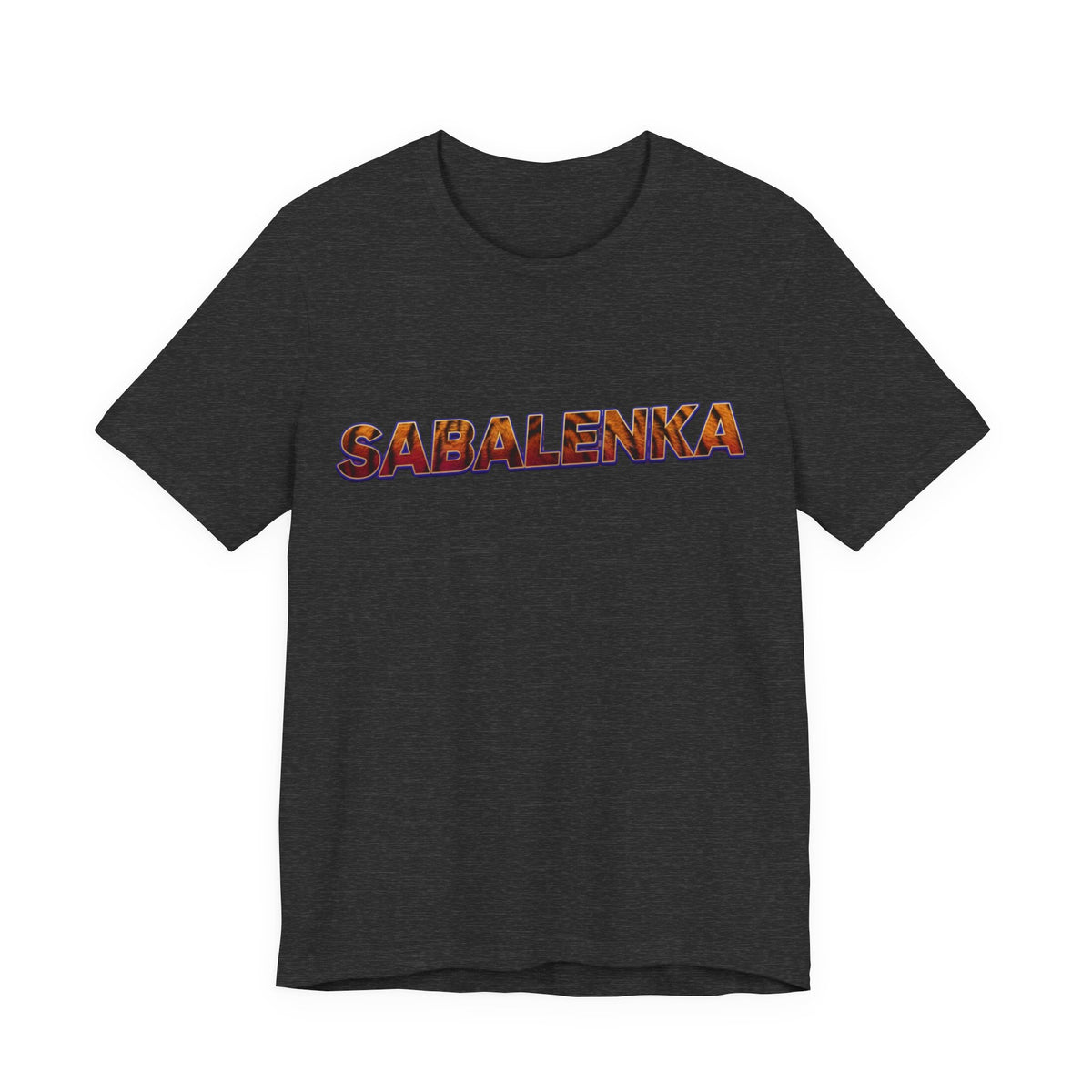 Sabalenka Tennis T‑Shirt — Bold Text Fan Tee