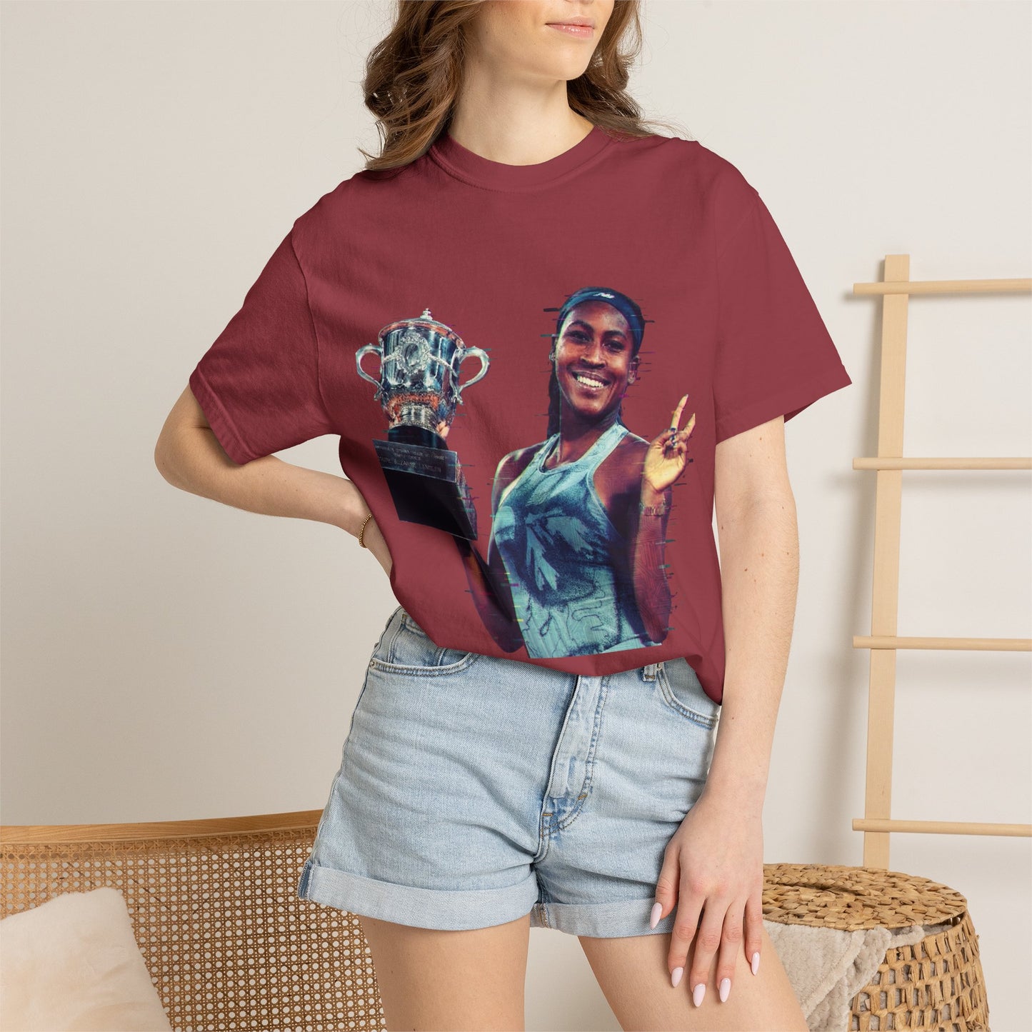 T-Shirt — Coco Gauff Champion Photo Tee