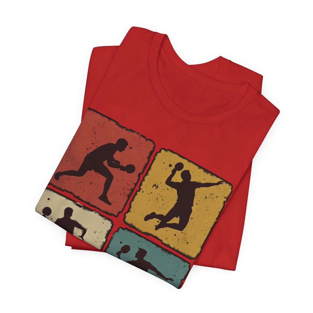 Tennis Silhouette Tee — Retro Vintage Graphic Shirt