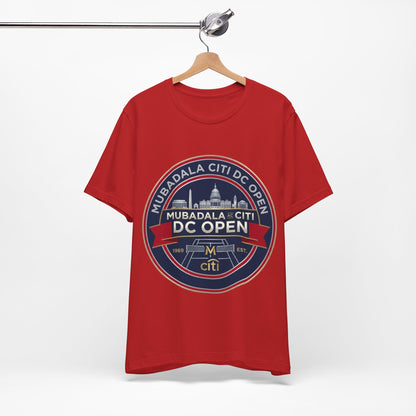 DC Open Tennis Tee — 'Mubadala Citi DC Open' Vintage Badge Shirt