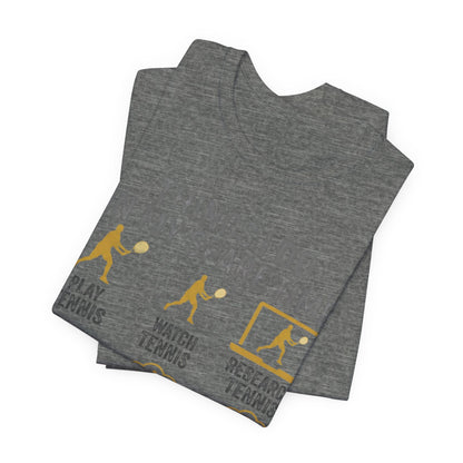 Tennis Lover Graphic Tee — "Things I Do in My Spare Time" Shirt