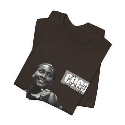GOGP Graphic Tee — Black & White Motivational Photo T-Shirt