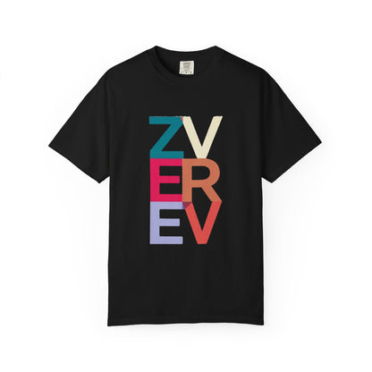 ALEXANDER ZVEREV Colorblock Vertical Logo T‑Shirt