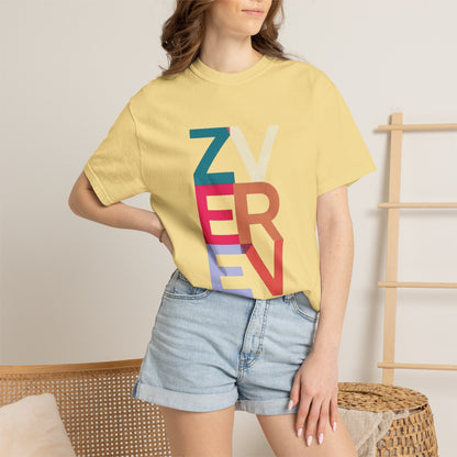 ALEXANDER ZVEREV Colorblock Vertical Logo T‑Shirt