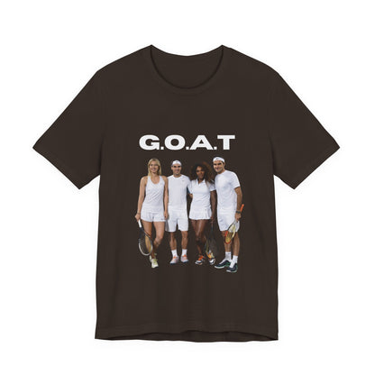 GOAT Tennis Players T-Shirt – Vintage Court Team Graphic Tee
