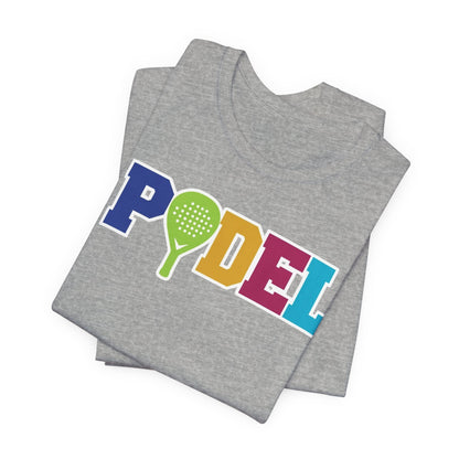 PÖDEL Paddle Tee – Colorful Pickleball Graphic T-Shirt