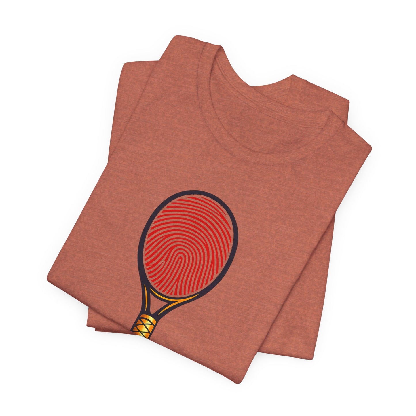 Tennis DNA T‑Shirt — "It's In My DNA" Racket Fingerprint Tee