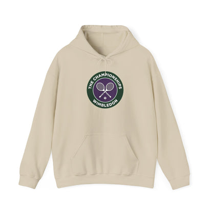 Wimbledon Championships Tennis Hoodie — Vintage Racket Crest