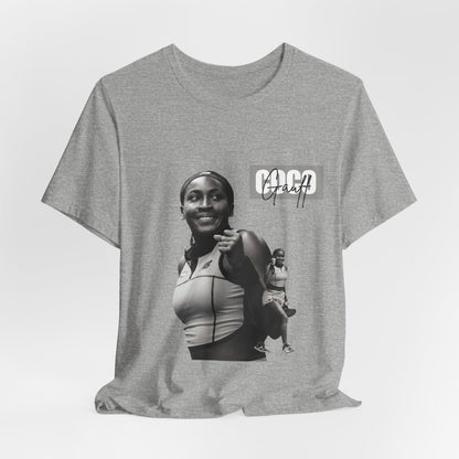 GOGP Graphic Tee — Black & White Motivational Photo T-Shirt