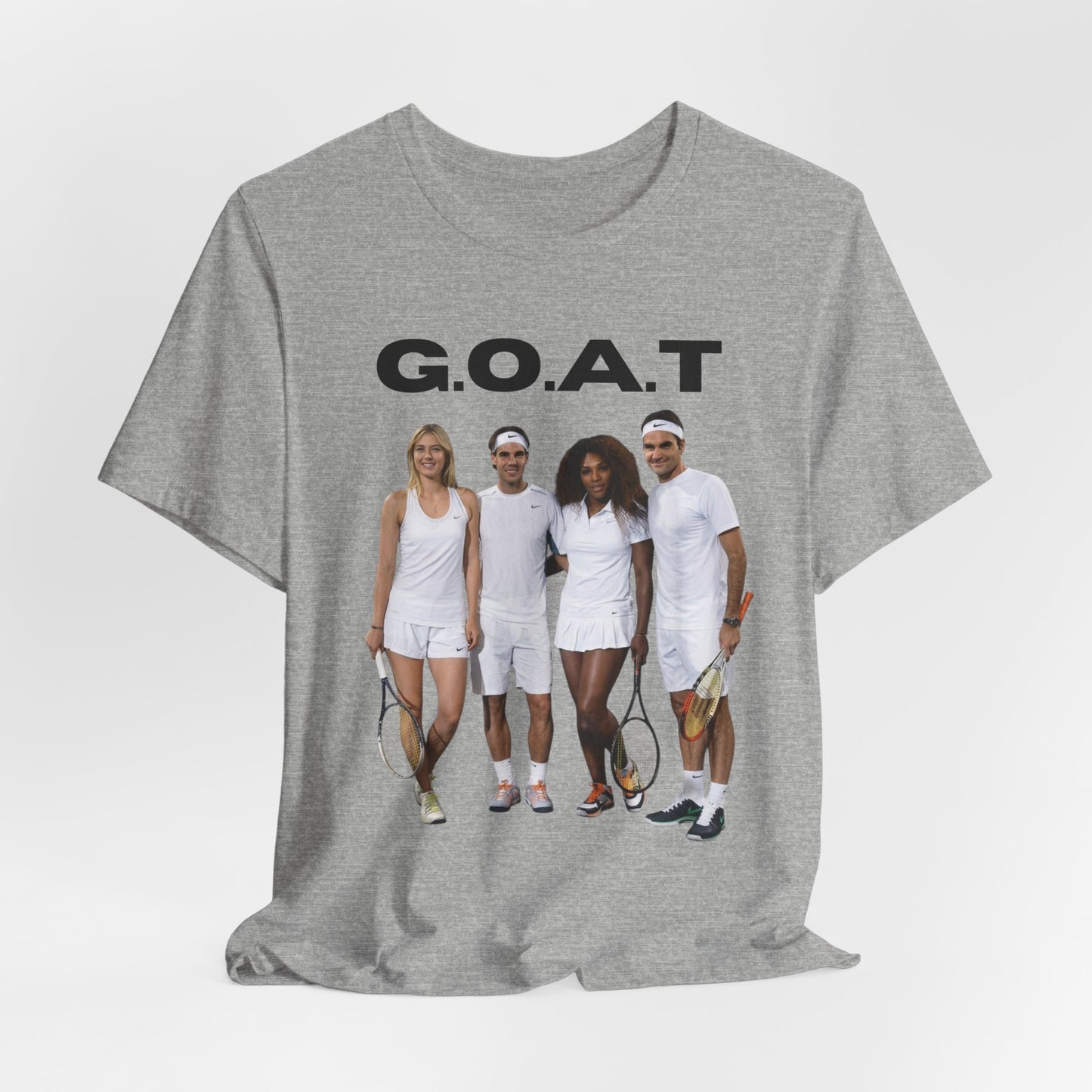 G.O.A.T. Tennis Team Graphic Tee - Federer, Serena, Nadal, Sharapova