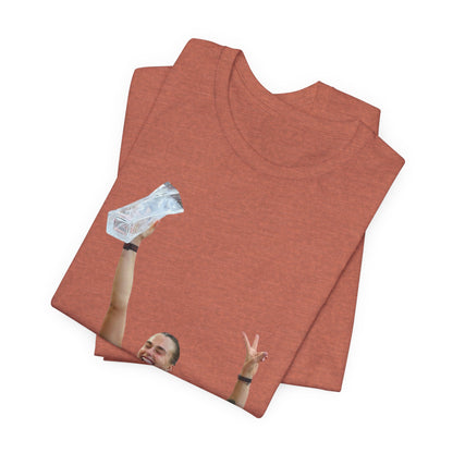 Aryna Sabalenka Champion Victory T-Shirt — Athlete Holding Trophy Tee