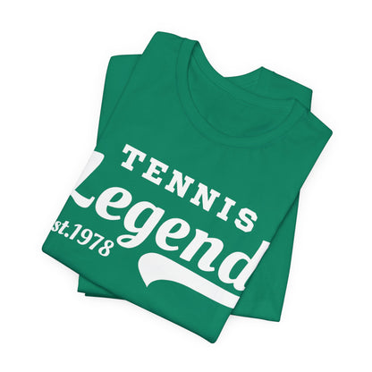 Tennis Legend Tee – Retro "Tennis Legend Est. 1978" Graphic Shirt