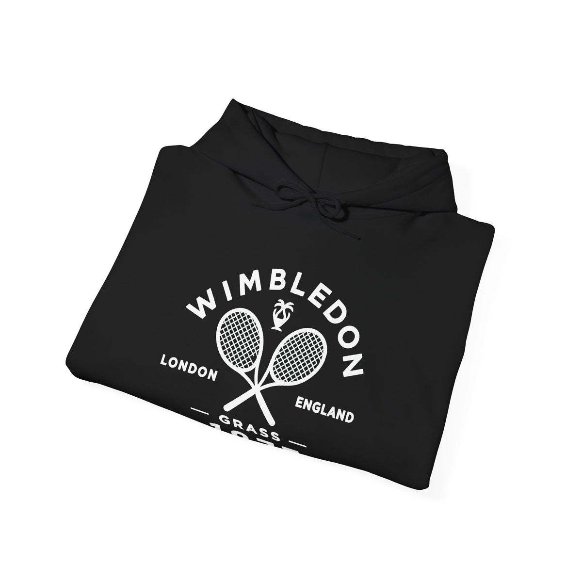 Wimbledon 1877 Tennis Hoodie — Classic Racquets Logo Pullover