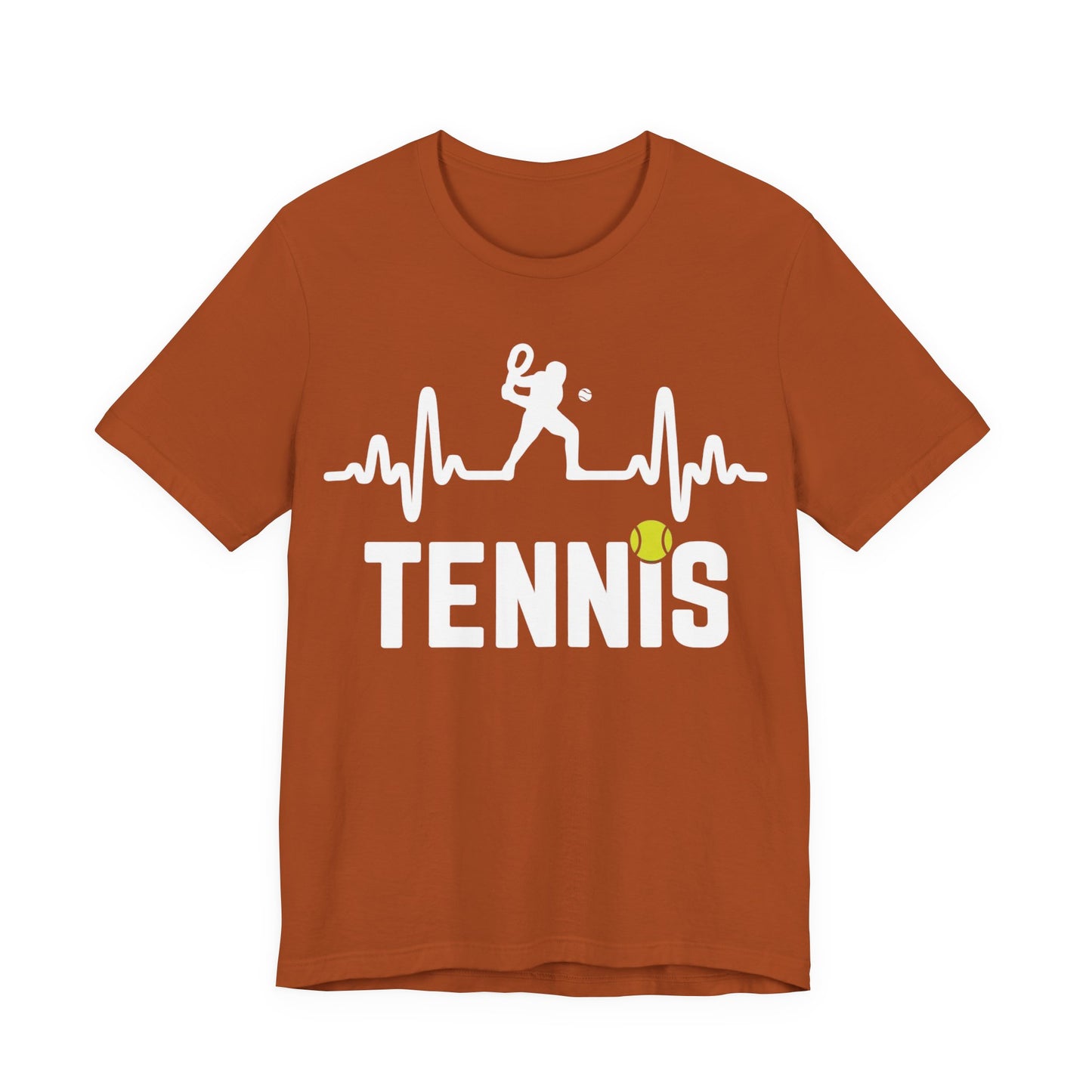 Tennis Pulse Tee — Heartbeat Tennis Player Graphic Shirt