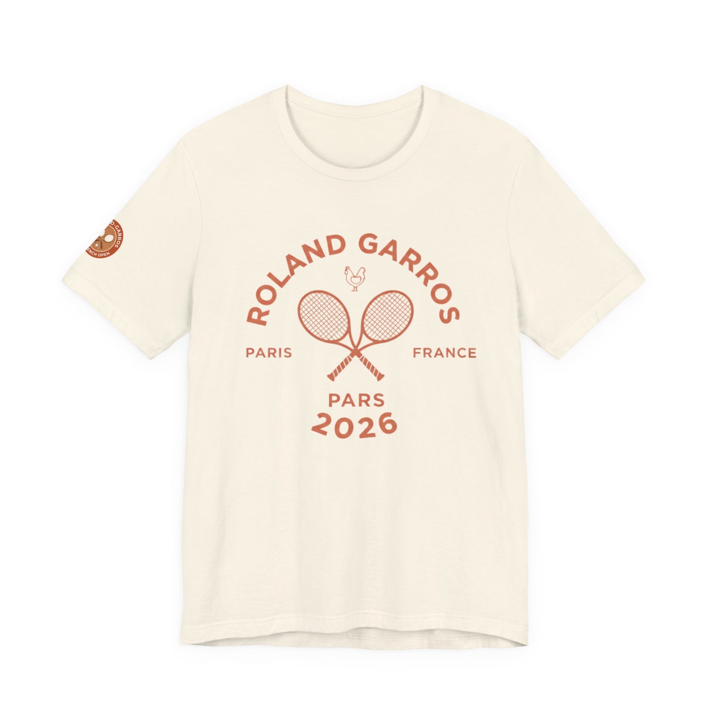 Roland Garros 2026 Tennis Tee – Paris Tournament Graphic T-Shirt