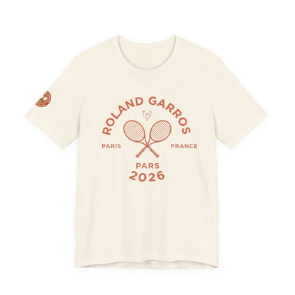 Roland Garros 2026 Tennis Tee – Paris Tournament Graphic T-Shirt