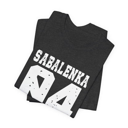Sabalenka Short Sleeve Tee — Minimal Classic Blank T‑Shirt