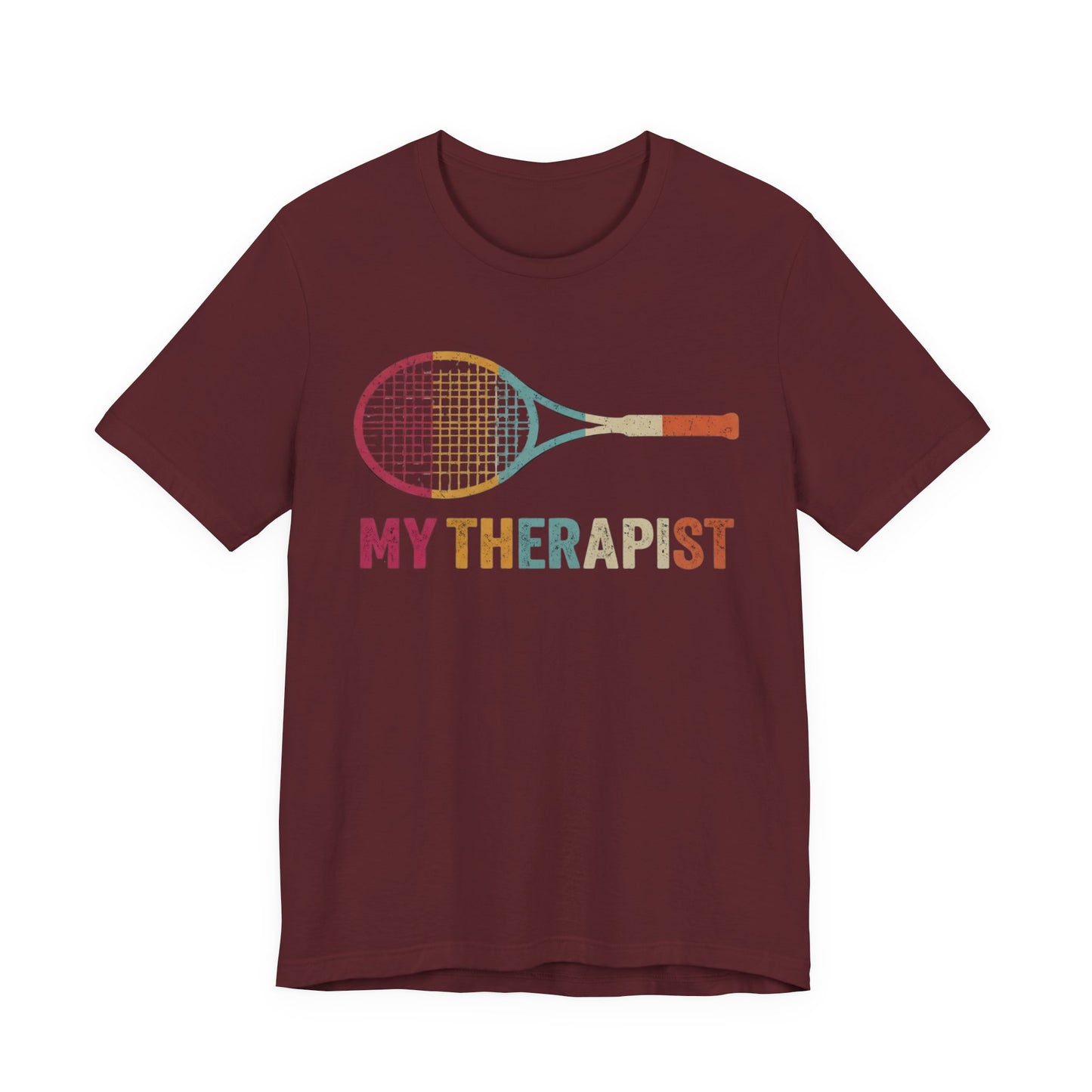Tennis 'My Therapist' Graphic Tee — Funny Tennis Player Gift
