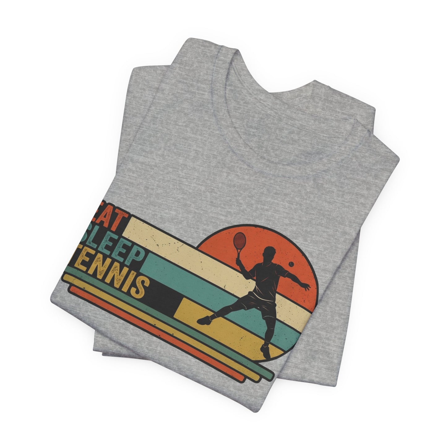 Eat Sleep Tennis Vintage Graphic Tee