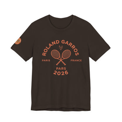 Roland Garros 2026 Tennis Tee – Paris Tournament Graphic T-Shirt