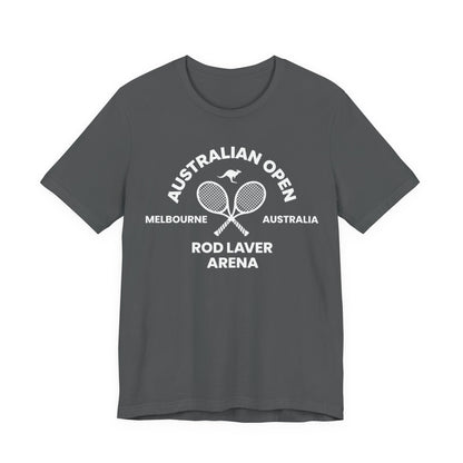 Classic White Tennis Tee — Unisex Jersey Short Sleeve