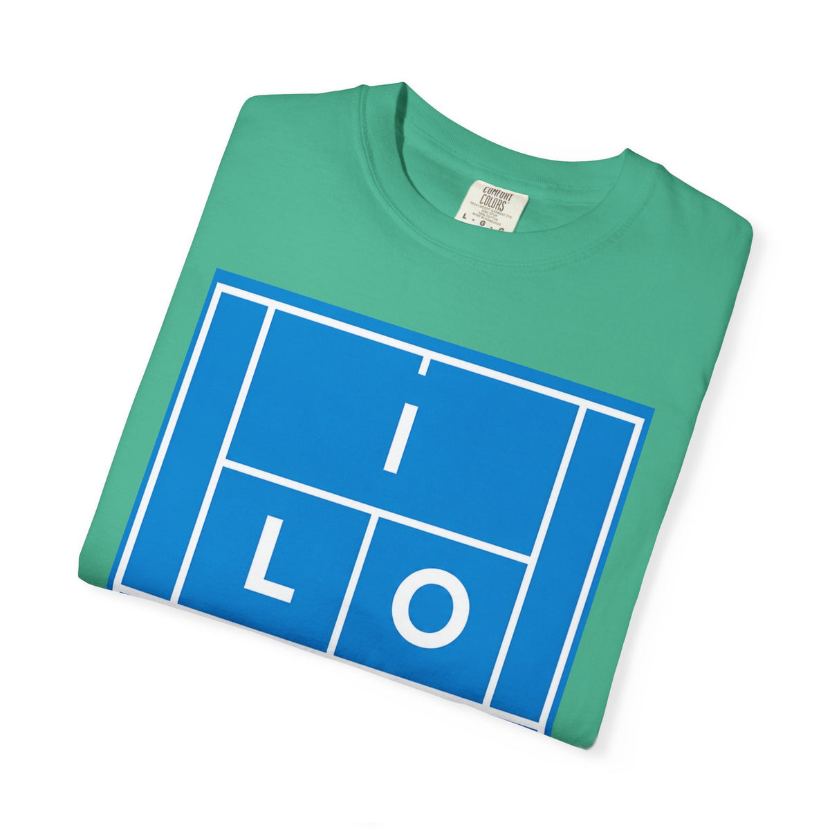 "I LOVE" Australian Open Tennis Court Graphic