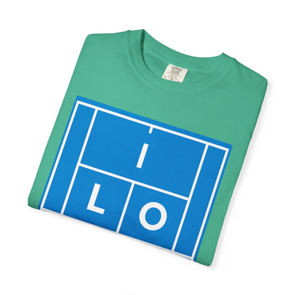 "I LOVE" Australian Open Tennis Court Graphic
