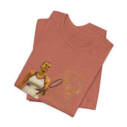 Sabalenka The Tigress Graphic Tee — Empowered Woman & Tiger Illustration