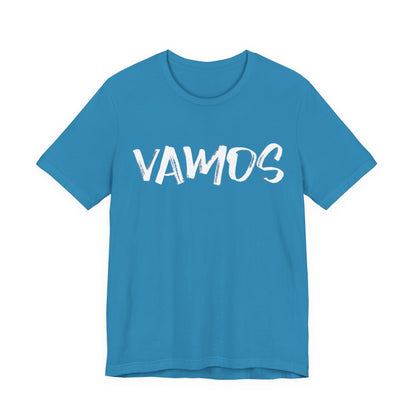 Vamos T-Shirt — Bold Brush Script Graphic Tee