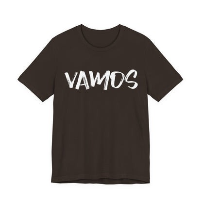 Vamos T-Shirt — Bold Brush Script Graphic Tee