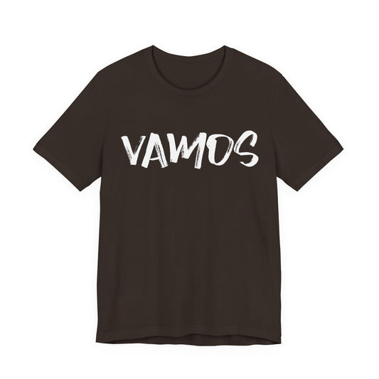 Vamos T-Shirt — Bold Brush Script Graphic Tee