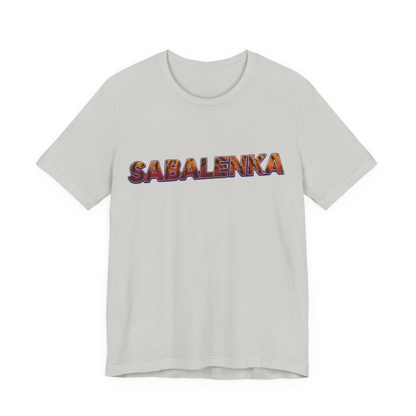 Sabalenka Tennis T‑Shirt — Bold Text Fan Tee