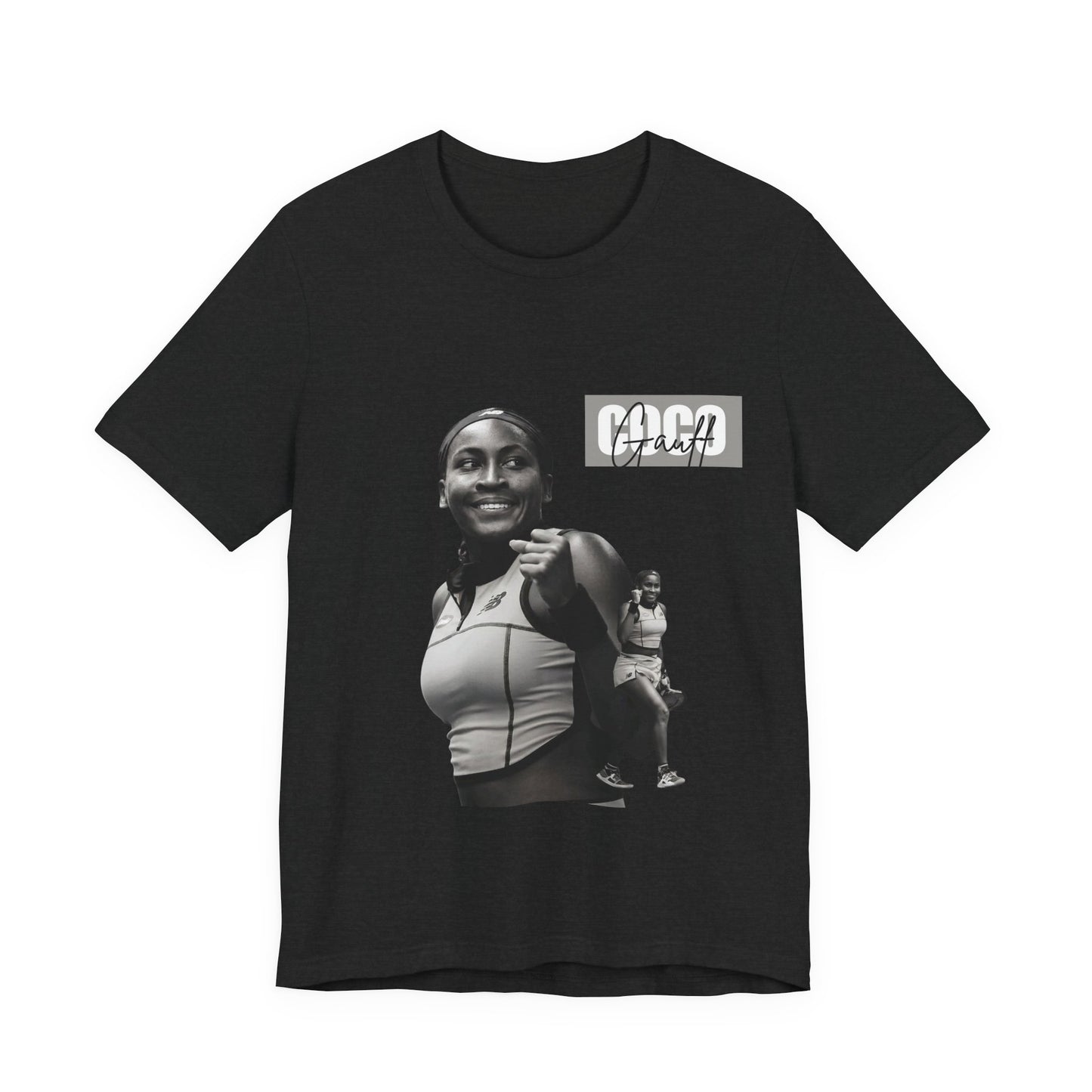 GOGP Graphic Tee — Black & White Motivational Photo T-Shirt