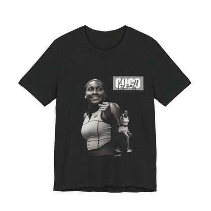 GOGP Graphic Tee — Black & White Motivational Photo T-Shirt