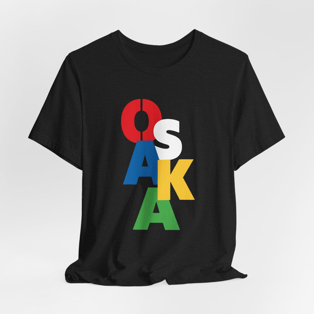 Tennis player Naomi Osaka Color Block Vertical Logo Tee