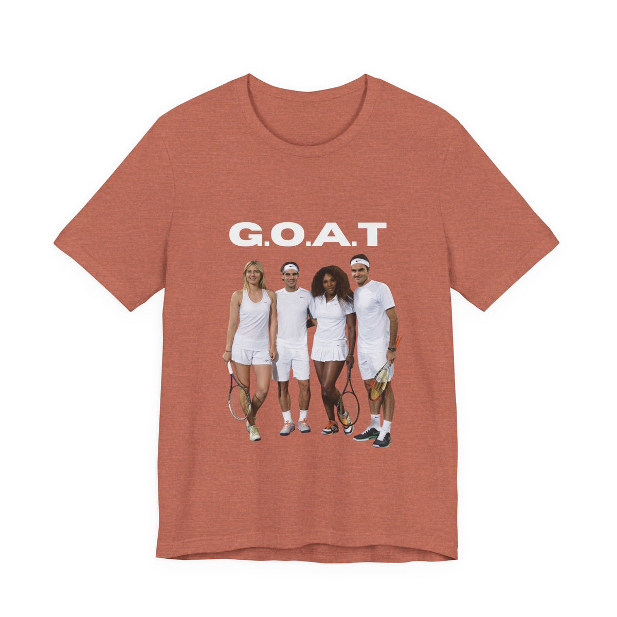 GOAT Tennis Players T-Shirt – Vintage Court Team Graphic Tee