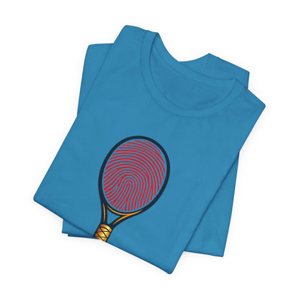 Tennis DNA T‑Shirt — "It's In My DNA" Racket Fingerprint Tee