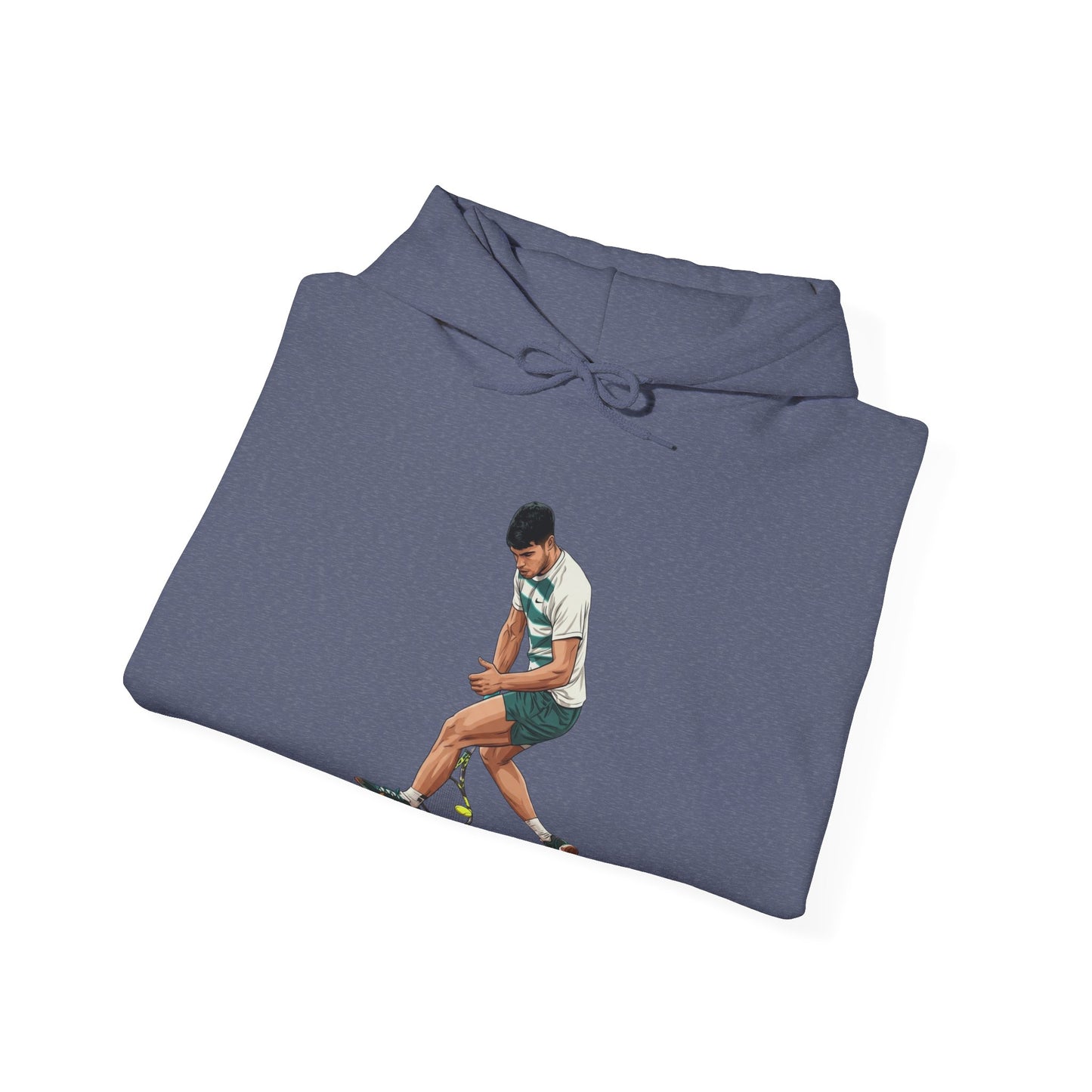 Vintage Tennis Hoodie — "It’s Carlos Alcaraz" Retro Tennis Illustration Sweatshirt