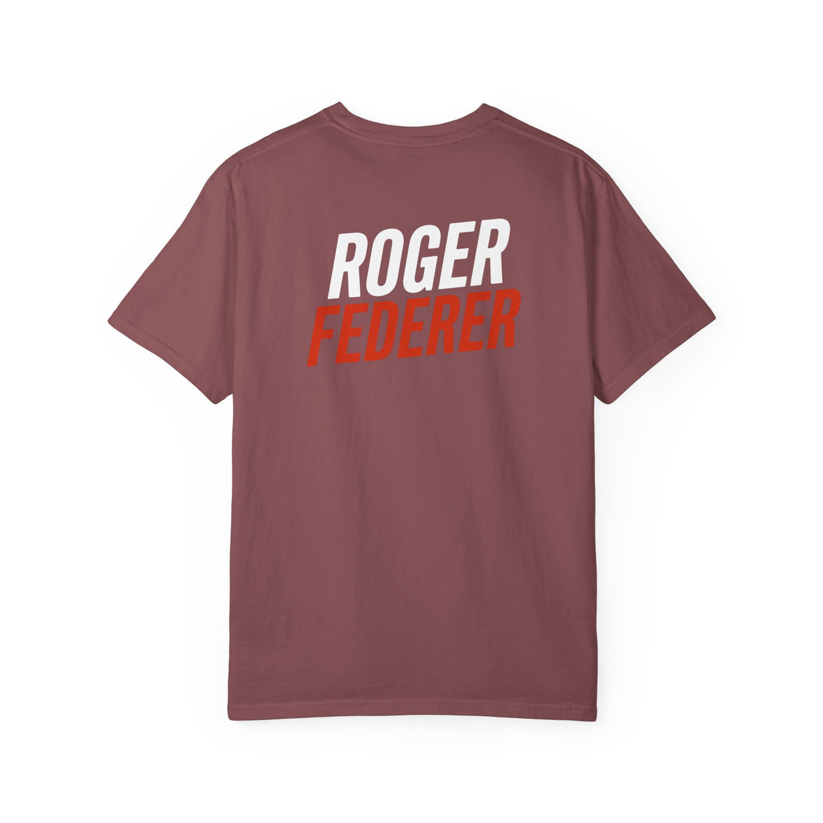 Federer Cartoon Tennis T-Shirt — Retro Athlete Graphic Tee