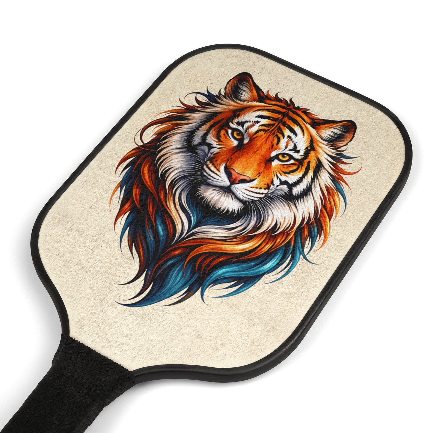 Pickleball Paddle Set — Bold Tiger Graphic Kit with 2 Paddles & Balls