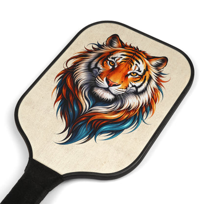 Pickleball Paddle Set — Bold Tiger Graphic Kit with 2 Paddles & Balls