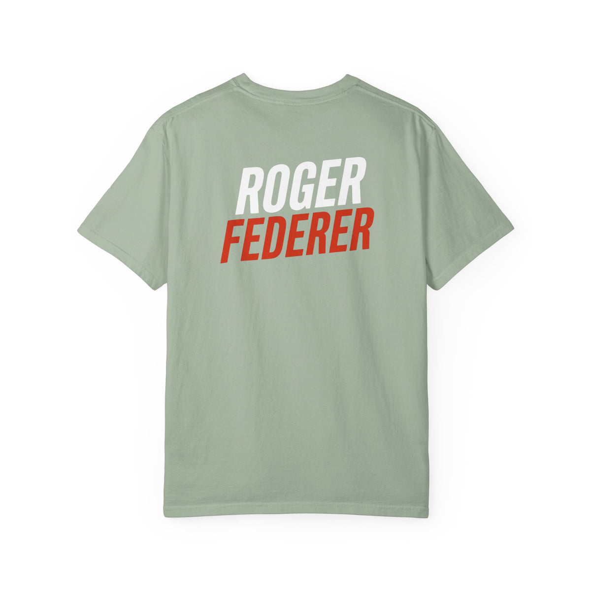 Federer Cartoon Tennis T-Shirt — Retro Athlete Graphic Tee