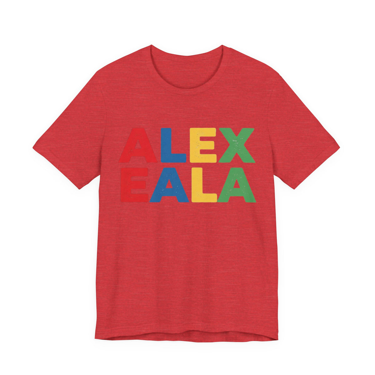 Alex Eala Colorblock Name Tee — Kids & Fans Tennis Player Tribute Shirt