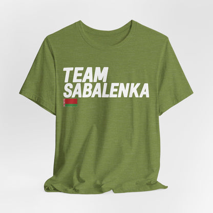 Team Sabalenka Minimalist Pan-African Flag T-shirt
