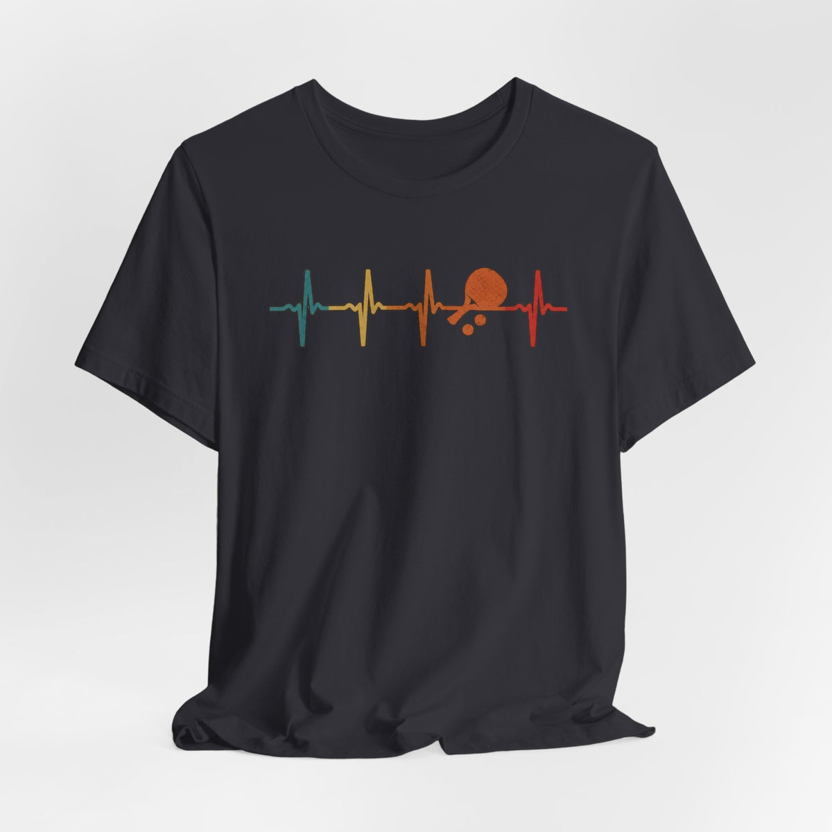 Tennis Heartbeat Tee – Retro Surfing Wave Graphic T-Shirt