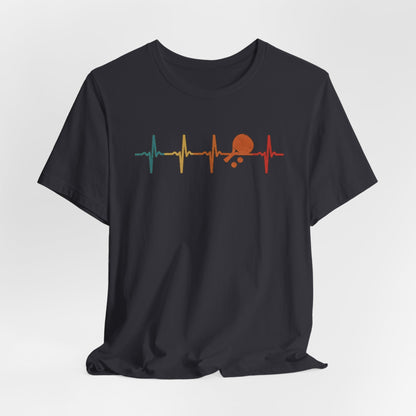 Tennis Heartbeat Tee – Retro Surfing Wave Graphic T-Shirt