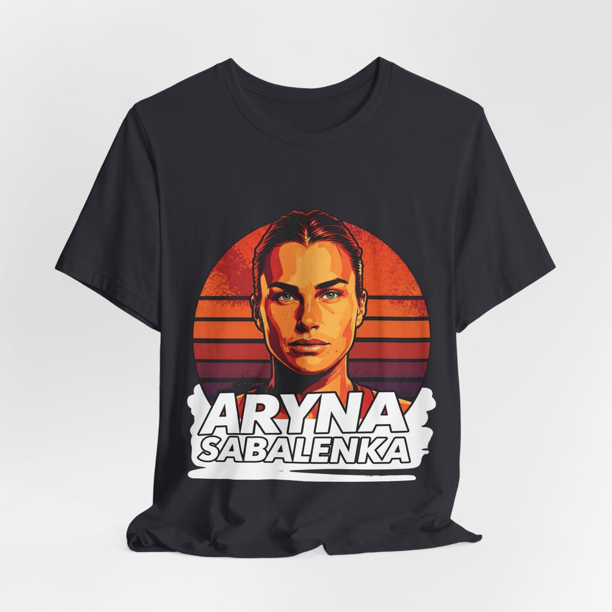 Aryna Sabalenka Graphic Tee — Vintage Sunset Tennis Player T-Shirt
