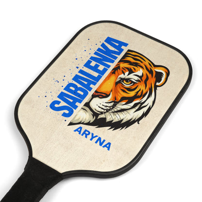Pickleball Paddle Set — 'Sabalenka' Tiger Design Kit with Balls
