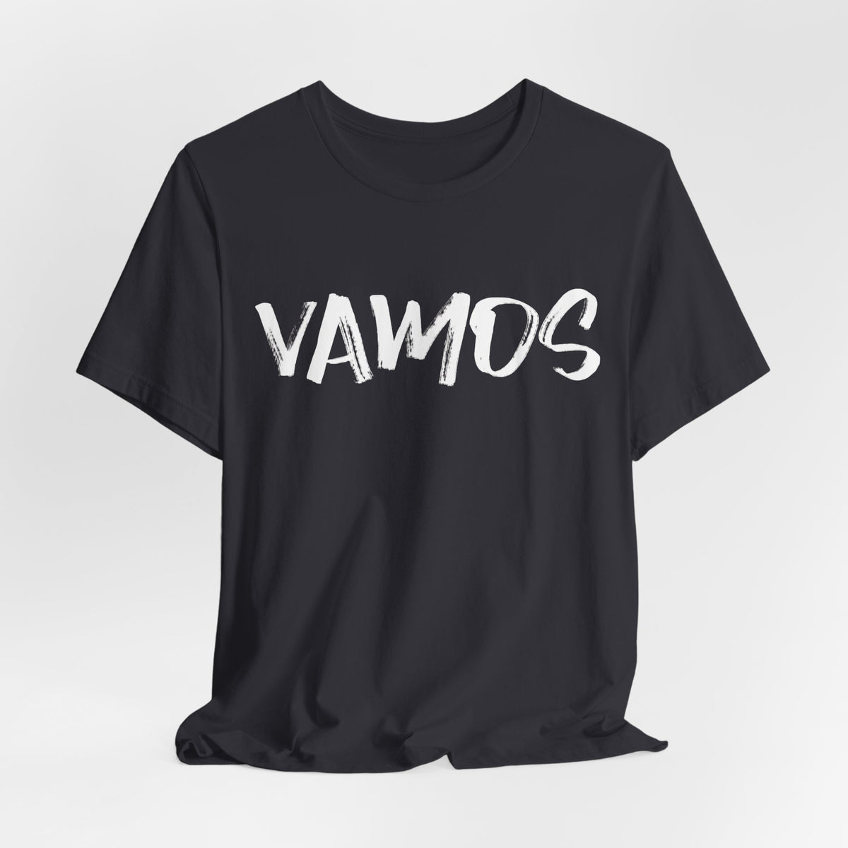 Vamos T-Shirt — Bold Brush Script Graphic Tee