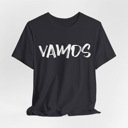 Vamos T-Shirt — Bold Brush Script Graphic Tee